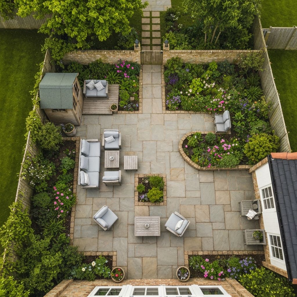 Beautiful patio installation
