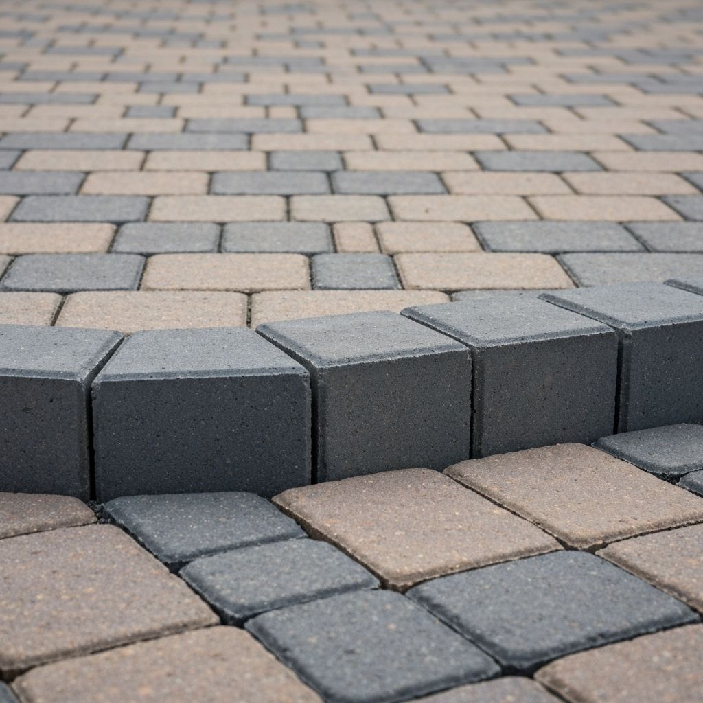 Block paving detail